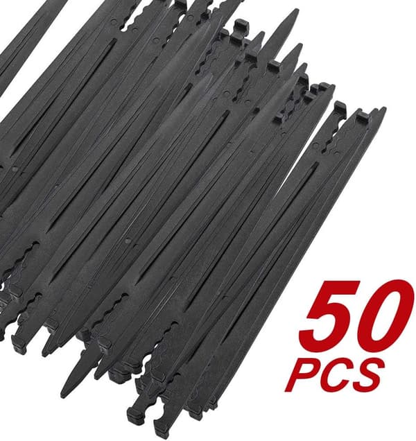 Set med 50 universella bevattningsstöd för dropprör