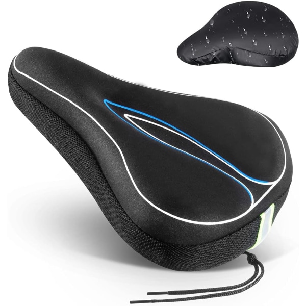 Cykelsadelsskydd, Memory Foam Cykelsadel Komfortöverdrag 18 x 28c