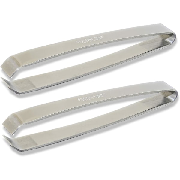 Made In Japan Fish Bone Tweezers (2-pack) - Non-Slip, Precision G