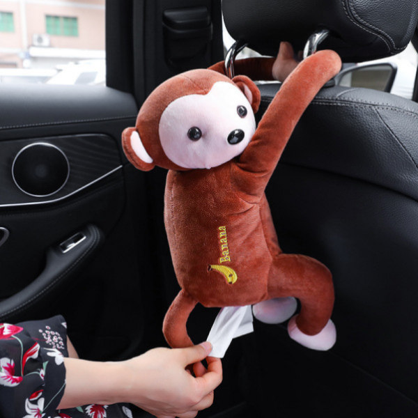 Luova Peppy Monkey -paperiteline laatikko autotarvikkeet Piirustus H
