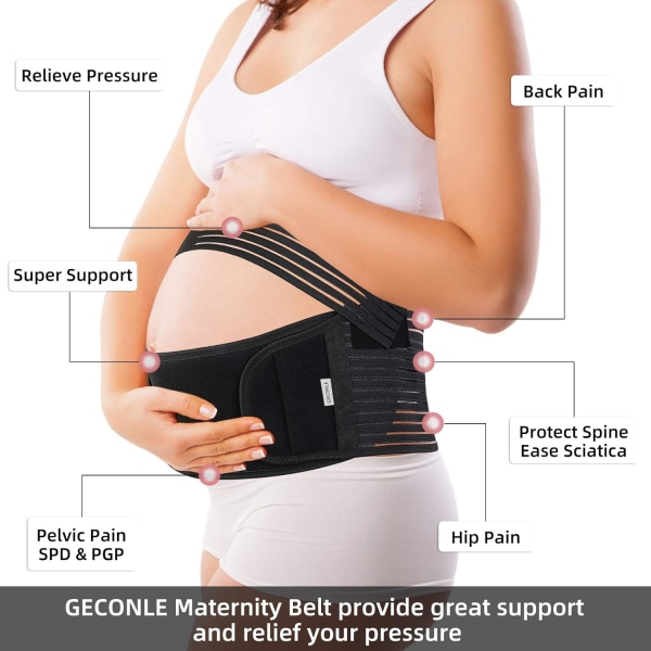 Gravid navelstödsbälte Gravidbälte Bekvämt andningsbart