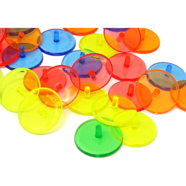 100 kpl muoviset pyöreät kirkkaat golfpallon asentomerkit golfille