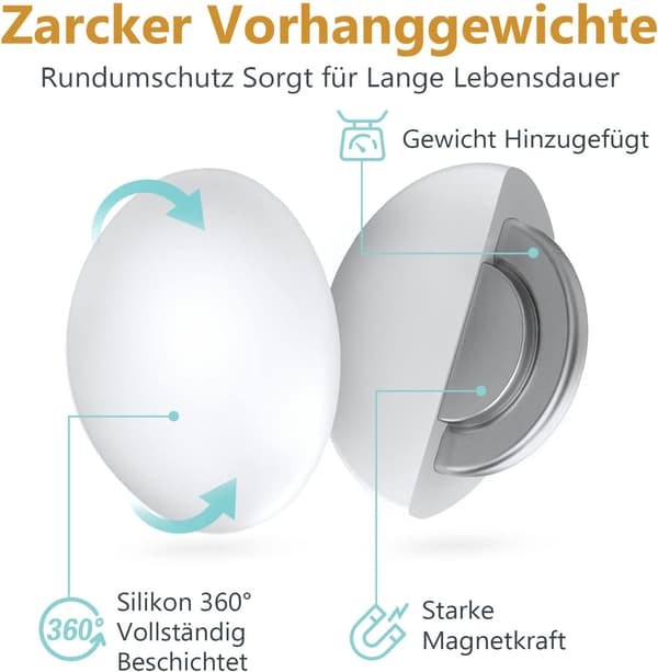 3 par, duschdraperivikter, silikonbelagda duschdraperier,