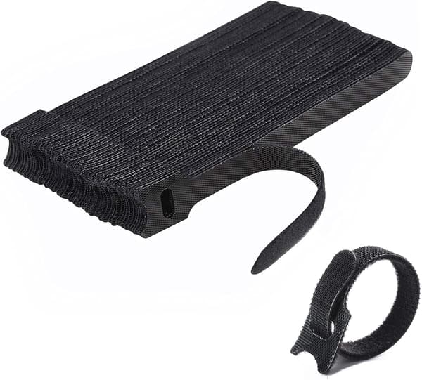 Kabelbindningar [100 st], Kabelband, Återanvändbara Kabelbindningar, Kabel St