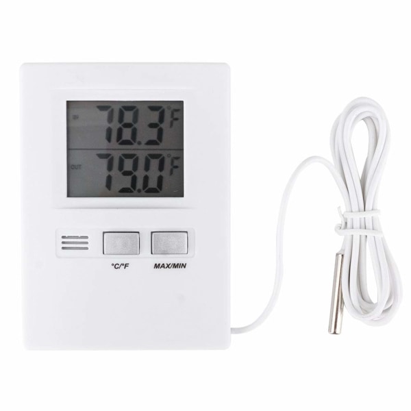 Høy nøyaktighet innendørs og utendørs termometer, temperaturmåler m