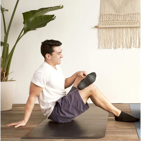 Halkfria strumpor - För Yoga Pilates Barre Balett Kvinnor Män