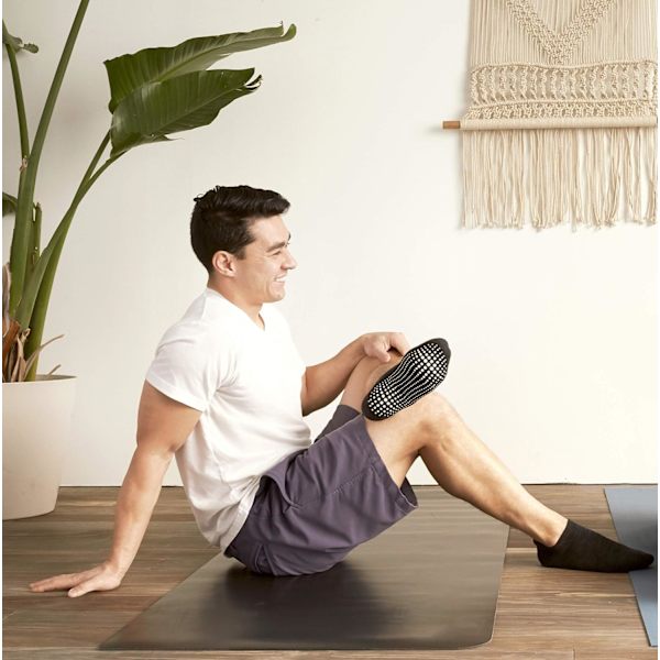 Sklisikre sokker - For Yoga Pilates Barre Ballett Kvinner Menn
