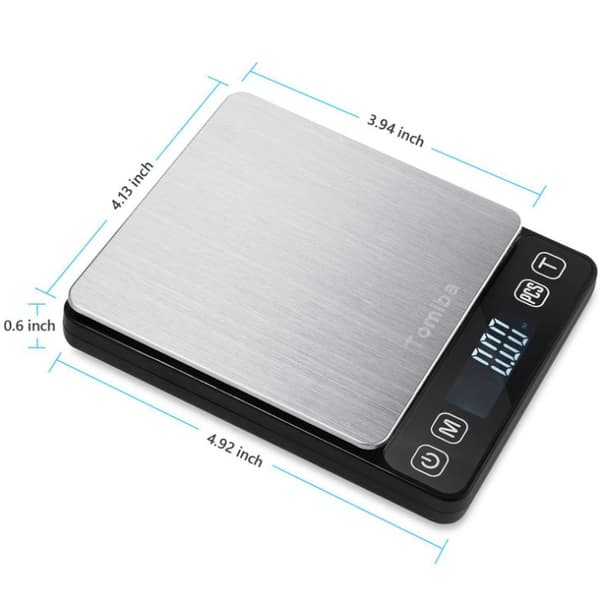 Digital köksvåg - 3000g/0,1g Hög precision Multifunktionell
