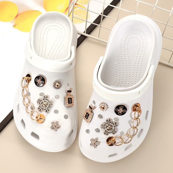 12 Crocs DIY-tilbehør Tredimensjonale hagesko-sko-spenne
