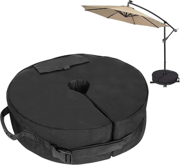 Paraplyfot Vektpose - Opptil 40 kg, 18\" Rund Cantilever Base