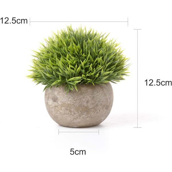 Konstgjorda gröna växter Konstgjorda växter Gröna växter Bonsai Plast Konstgjorda blomkrukor 6