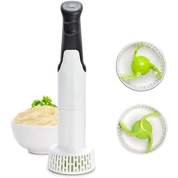 Elektrisk kartoffelmoser, håndblender, grøntsagshakker, 3 i 1 S