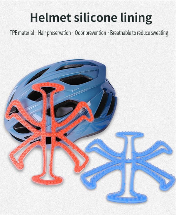 Silikonhodebeskyttelse Liner Inner Protective Pads Sykkel Repl