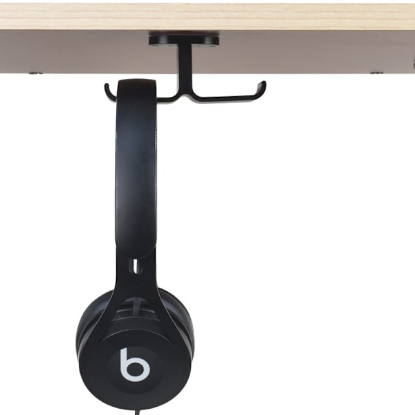 Gaming Headset Stativ, New Bee Dubbla Headset Stativ - Aluminium Univer