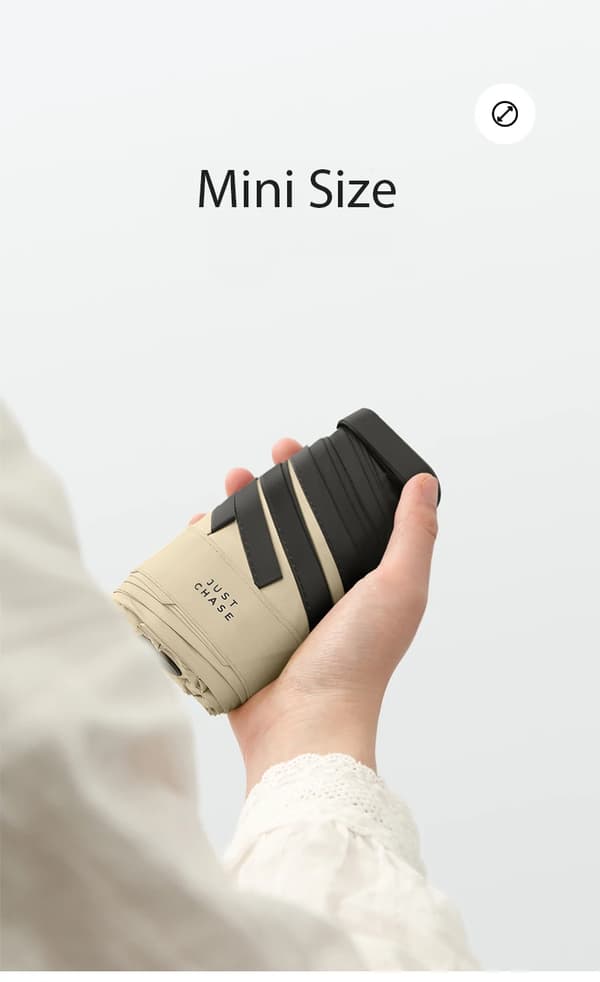 Lommer Flat Mini Paraply Jenter Bærbar Seks Folding Paraply Rai