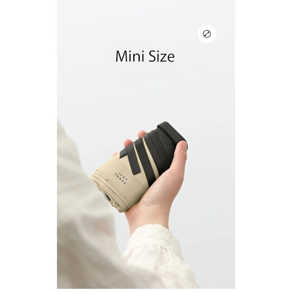 Pocket Flat Mini Paraply Piger Bærbar Seks Folding Paraply Rai