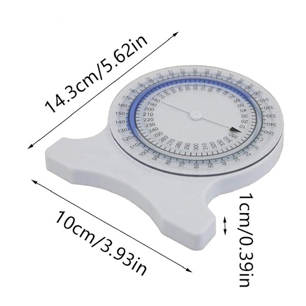 Boble Inclinometer Digital Flex Finger Fysioterapi Måler Thera