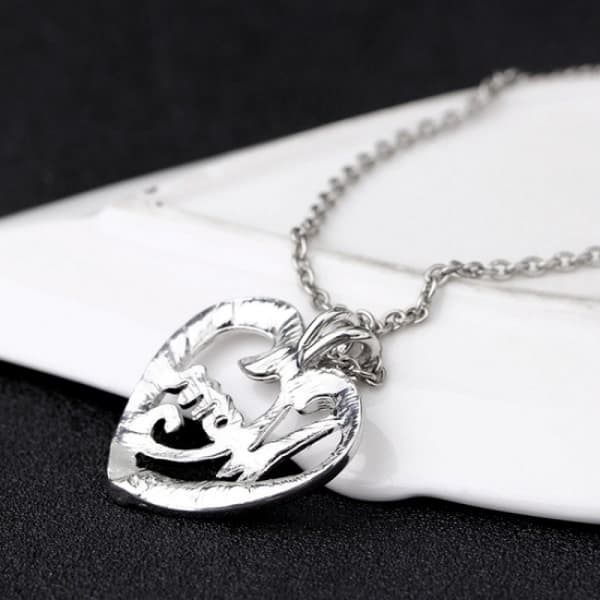 Halsband för mamma Silver Rosa Rosa