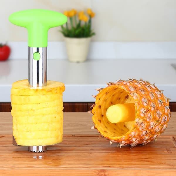 Ananas-skjærer i metall Sølv one size