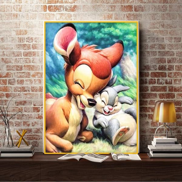 30*40CM 5D Diamantbroderi Kit Korsstygnsbroderi Canvas
