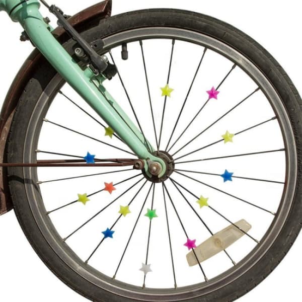 Eger dekoration til cykel, stjerner - 350-pak multifarvet