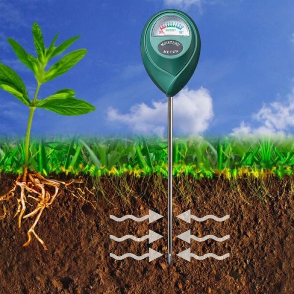 Plantefuktighetstester, hygrometer, egnet for blomsterpotter, hage
