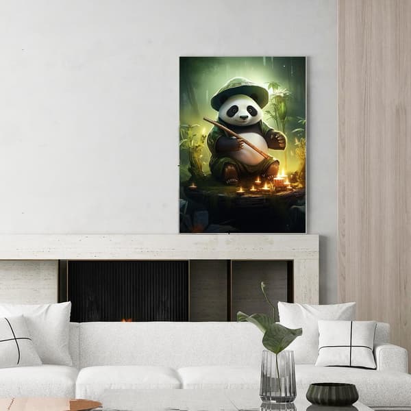 30*40CM 5D Timanttimaalaussarja, Panda Tsing Yi Crystal Rhine
