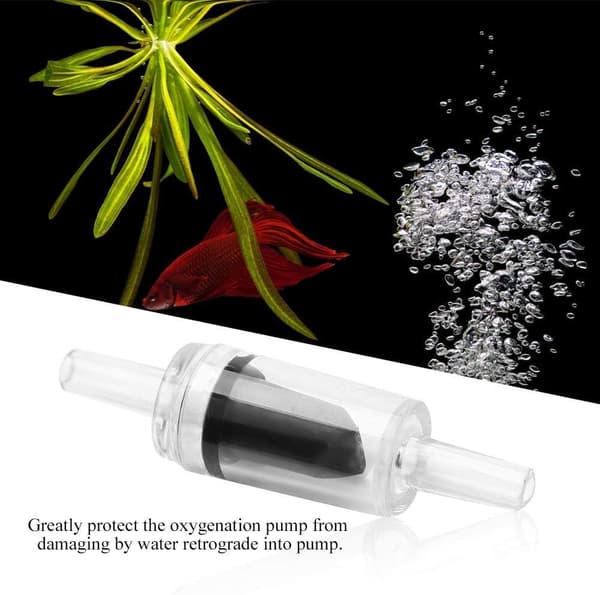 10 st Aquarium Luftpump Check Ventiler Envägs Check Ventil Aquarium