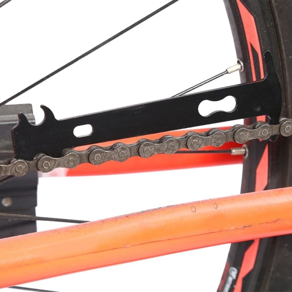 Mät cykelkedja Mätning Checker slitageindikator verktygslinjal