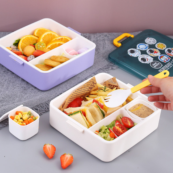 Bento-lounasrasia aikuisille, bento-lounasrasia lapsille, 3-osainen