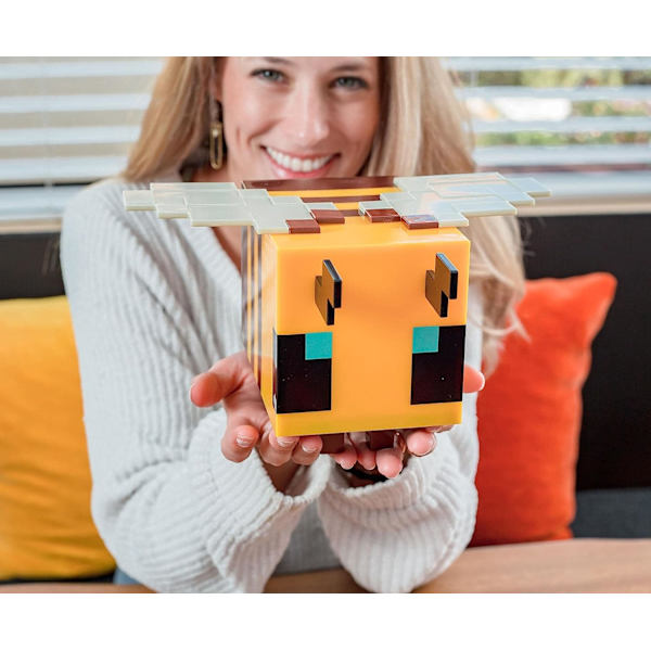 Figural Yellow Bee LED Mood Light - Sengesidebordslampe til skrivebord -