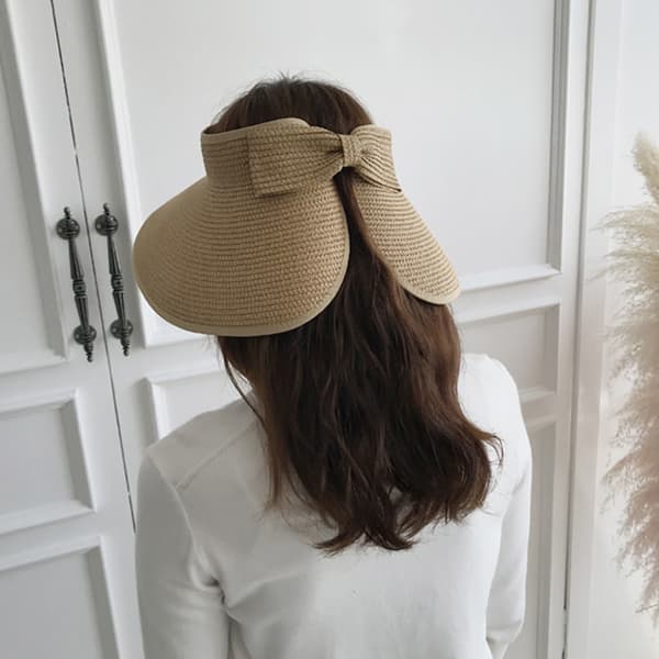 Visor Halm Strand Solhatt Bred Bremm Kvinner UPF 50+ Sommer Beskyttelse