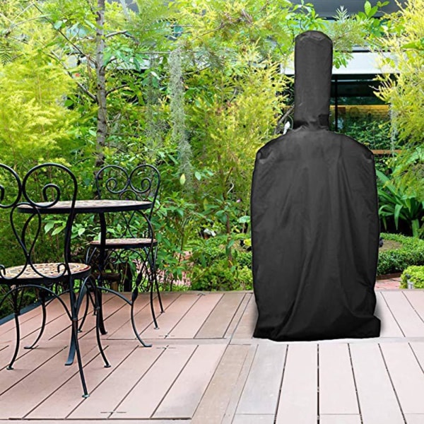 Svart Oxford 37×50×160Cm Utomhus Pizzaugn Överdrag, Skyddande Överdrag