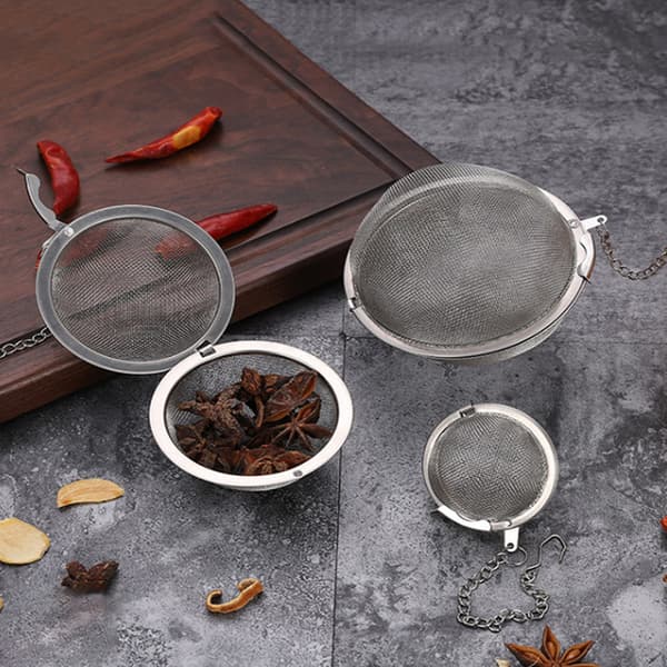 Te-infuser - GLUBEE rustfrit stål te-si, fødevaregodkendt mesh
