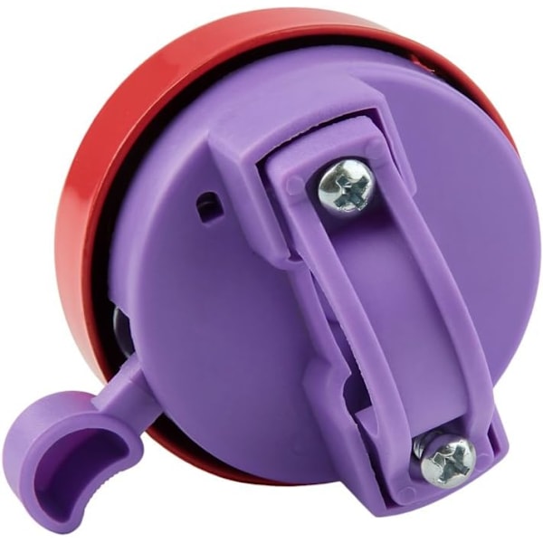 Lasten pyöränkello Tyttöjen pyöränkello, punainen ja violetti