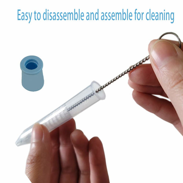 5 ml graderade pipetter i plast och 1 rengöringsborste, pipett