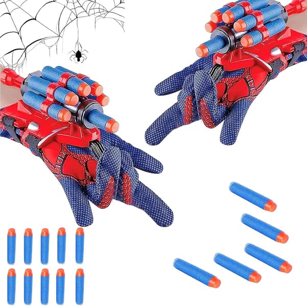 2-pack Spider-Man Launcher-handskar, Plastic Spider-Man Launcher Co