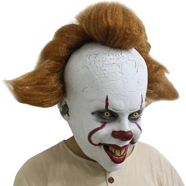 NC Ebay Halloween mask cosplay clown huvud rolig latex huvudbonad