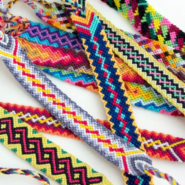 Broderigarn 50 tråder Krysssting tråd Vennskapsarmbånd