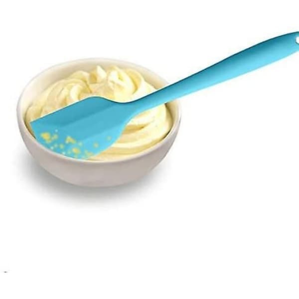 Silikon Spatelsett - 6-delt Non-Stick Gummispatel med Flekk