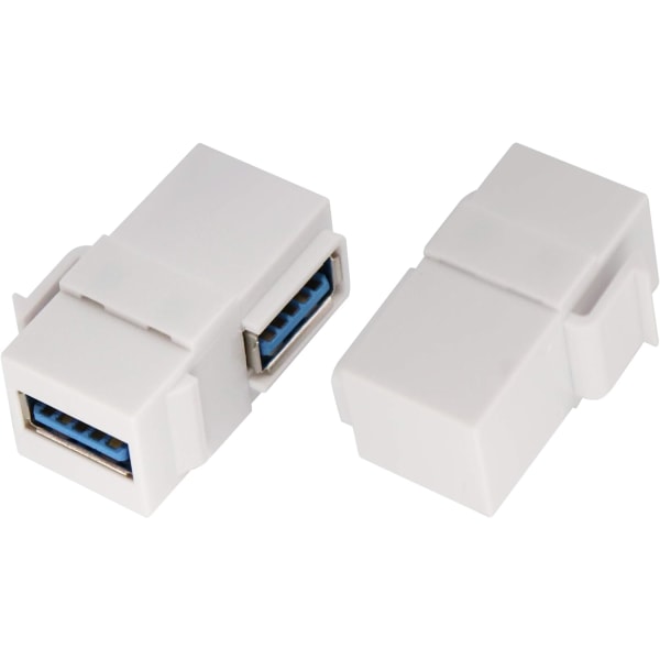 USB A 3.0 Keystone kobling 90 graders vinkelret USB 3.0 A hun