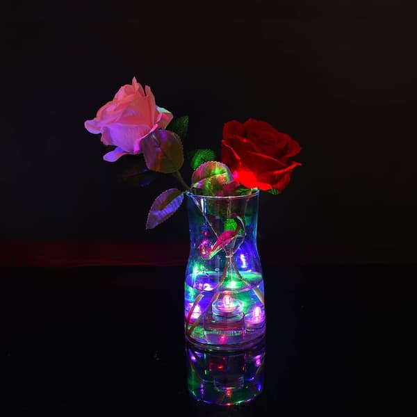 Vanntett LED-lys, vanntett basseng telys dusj LED-lys