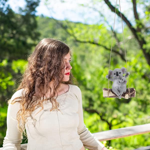 Hengende hagedekorasjon Koala Koala bjørn gynge S