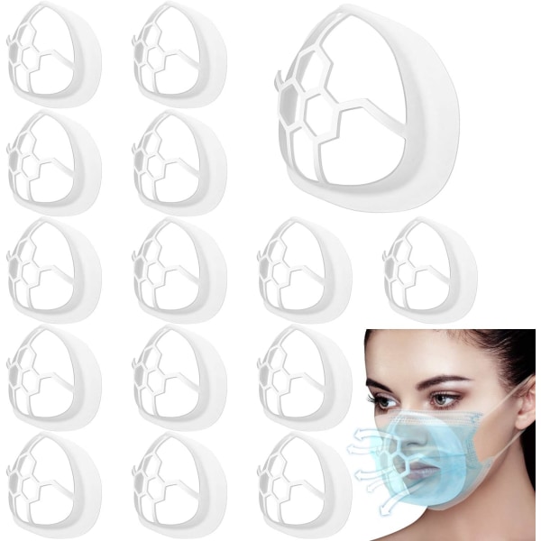 Support De Masque 3D, 15 st Coque Pour Masque Support Protection