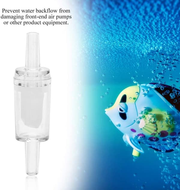 10 st Aquarium Luftpump Check Ventiler Envägs Check Ventil Aquarium
