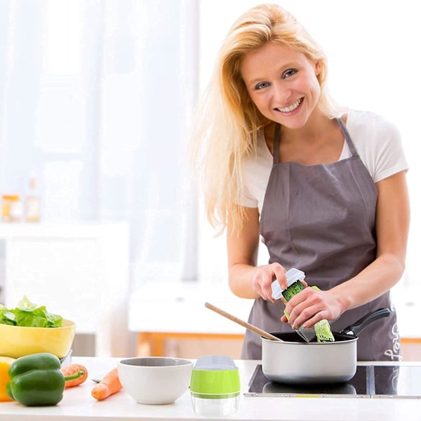 Bærbar grønnsaksspiralizer, spiralgrønnsakskutter, grønnsak