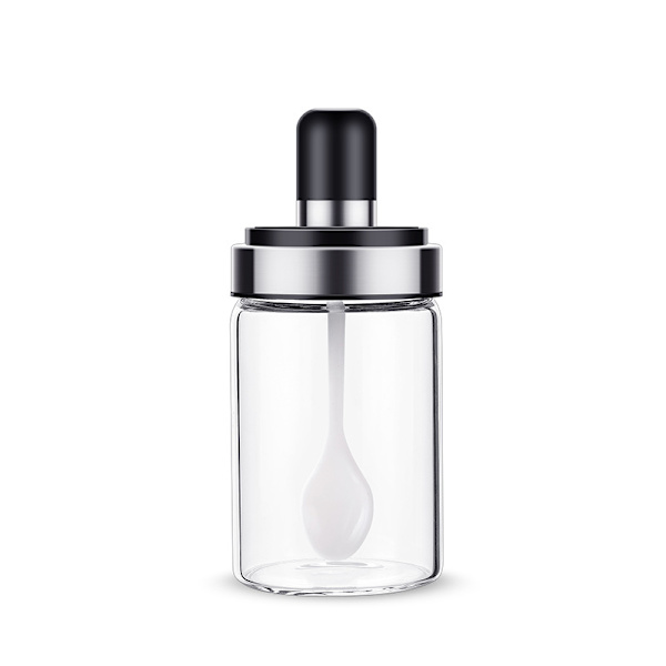 (Kryddburk set om 3) Kitchen Gourmet Box Akryl Kropp med Skedar,