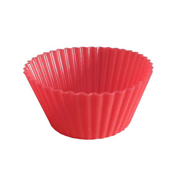 Genanvendelige cupcakeforme i silikone, non-stick bageforme, nemme at rengøre
