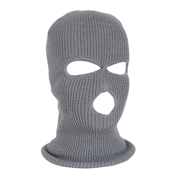 Neulotu kasvobalaclava 3-reikäinen kasvobalaclava Kokokasvobalaclava
