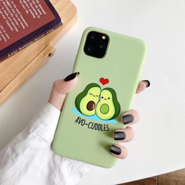 iiPhone 13 Pro Max - Grøn skal avocado visp åbne kram